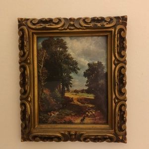 Pair of vintage gold picture frames